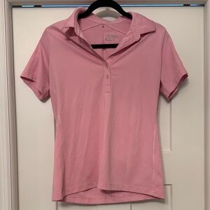 Nike Women's Pink Button Down Shirt